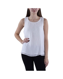 Женская расшитая бисером майка Shell, цвет new ivory Vince camuto