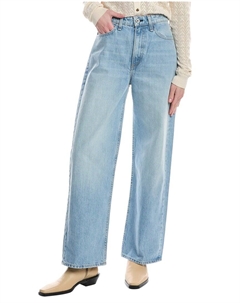 Джинсы Lori Light Wash средней посадки Wide Leg Jeans, белый Rag & bone