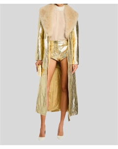 Кожаная куртка Kada в золотом/кремовом цвете Retrofete