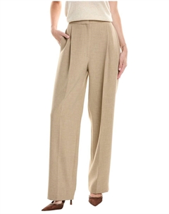 Плиссированные брюки, коричневый St. john