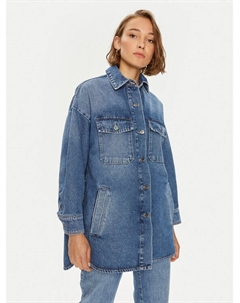 Джинсовая куртка оверсайз, синий Weekend max mara