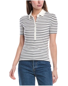 Трикотажная рубашка-поло с пуговицами, белый Rag & bone