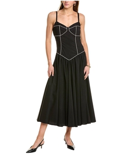 Платье макси Orella, черный Caroline constas