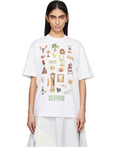 Футболка с принтом «Диорама», белый Jw anderson