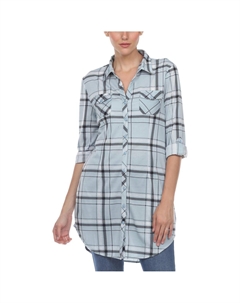 Рубашка женская, синий White mark