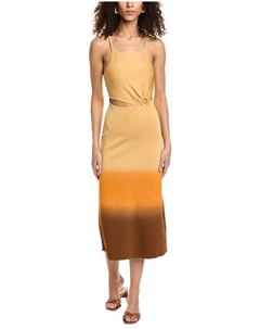 Платье-миди O-Ring, бежевый Sandro