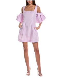 3.1 Мини-платье из тафты Phillip Lim, фиолетовый 3.1 phillip lim