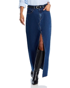 Длинная джинсовая юбка Avery Womens с разрезом спереди, цвет ari Rag & bone