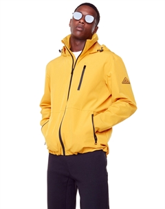 CARMACKS | КУРТКА-ДОЖДЕВИК УНИСЕКС (ПЕРЕРАБОТАННАЯ) СРЕДНЕЙ ВЕСА, цвет mustard Alpine north