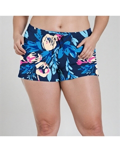 Женские шорты для плавания Plus 2"-3" - Выкройки, цвет midnight bloom Calypsa