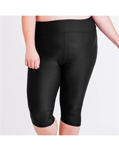 Женские леггинсы-капри с высокой талией для плавания Plus Women's, черный Calypsa