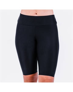 Женские длинные велосипедные шорты для плавания с высокой талией, черный Calypsa