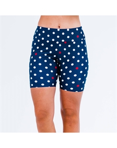 Женские шорты для плавания с высокой талией и длиной до середины бедра - Выкройки, цвет spotty Calypsa