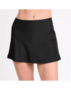 Женская мини-юбка для плавания с высокой талией и шортами, черный Calypsa