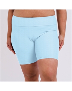 Женские шорты для плавания с высокой талией и длиной до середины бедра, цвет sky blue (textured) Calypsa