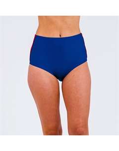 Женские плавки бикини с высокой талией и цветными блоками, полностью закрывающие тело, цвет marine maraschino Calypsa