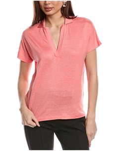 Рубашка поло Enelina из льняной смеси, фиолетовый Hugo boss