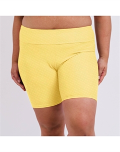 Женские шорты для плавания с высокой талией и длиной до середины бедра, цвет buttercup (textured) Calypsa