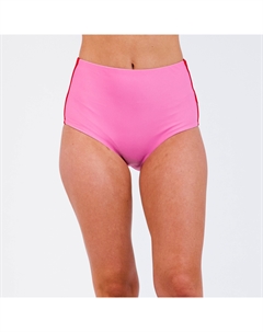 Женские плавки бикини с высокой талией и цветными блоками, полностью закрывающие тело, цвет blush maraschino Calypsa