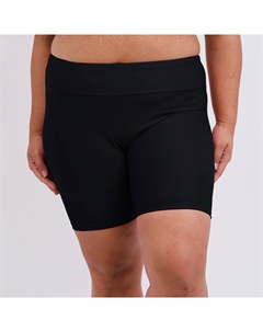 Женские шорты для плавания с высокой талией и длиной до середины бедра, черный Calypsa