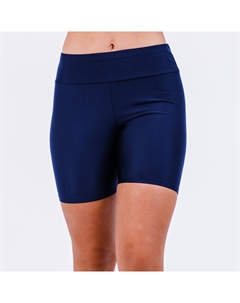 Женские шорты для плавания с высокой талией длиной до середины бедра, темно-синий Calypsa