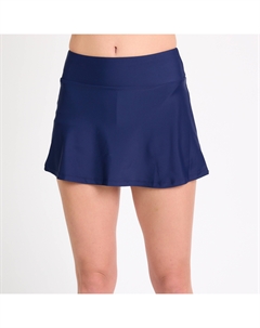 Женская мини-юбка для плавания с высокой талией и шортами, темно-синий Calypsa