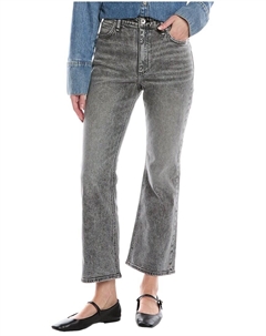 Джинсы-клеш с высокой посадкой и завышенной талией от от Nina Gem, серый Rag & bone