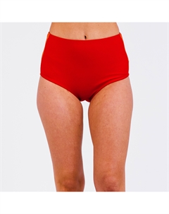 Женские плавки бикини с высокой талией и цветными блоками, полностью закрывающие тело, цвет maraschino juice Calypsa