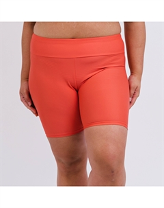 Женские шорты для плавания с высокой талией и длиной до середины бедра, цвет coral Calypsa