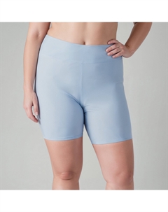 Женские шорты для плавания с высокой талией и длиной до середины бедра, цвет dusty blue Calypsa