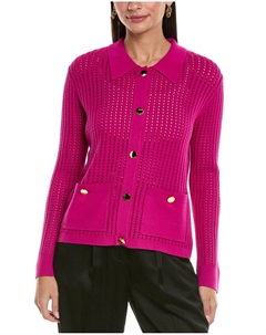 Жакет крючком, розовый St. john