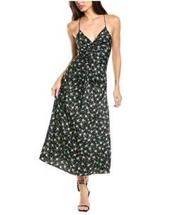 Платье-комбинация, черный Sandro