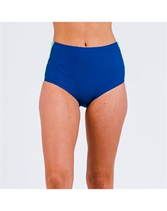 Женские плавки бикини с высокой талией и цветными блоками, полностью закрывающие тело, цвет marine snap Calypsa