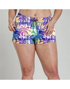 Женские шорты для плавания Plus 2"-3" - Выкройки, цвет palm beach Calypsa
