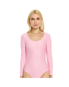 Женский купальник с длинным рукавом, розовый Leveret