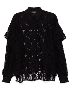 Кружевная рубашка, черный Del core