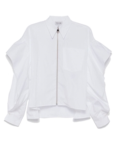 Рубашка на молнии, белый Del core