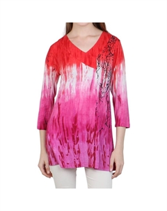 Туника Poppy с V-образным вырезом, многоцветная, цвет multi Parsley & sage