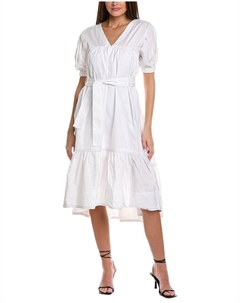 3.1 Платье миди Phillip Lim, белый 3.1 phillip lim