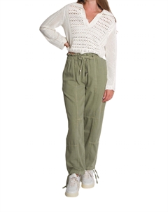 Легкие брюки Jordan зеленого цвета Rag & bone