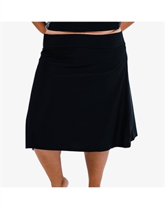 Женская юбка для плавания Plus ниже колена с леггинсами-капри, черный Calypsa