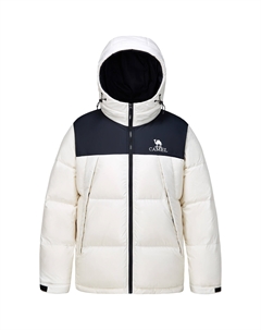 Капсульная пуховая куртка унисекс, цвет Pale Green/Phantom Black Camel