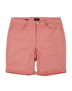 Элла Женские шорты из эластичного денима с отворотами и манжетами, цвет terra cotta Nydj