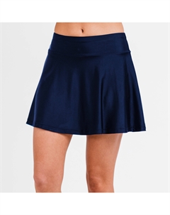 Женская струящаяся юбка для плавания с высокой талией и шортами, темно-синий Calypsa