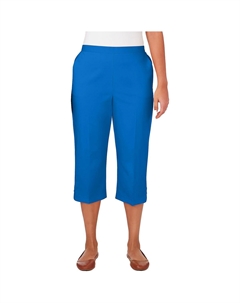 Женские брюки-капри Neptune Beach из эластичного хлопка с карманами, цвет ocean Alfred dunner