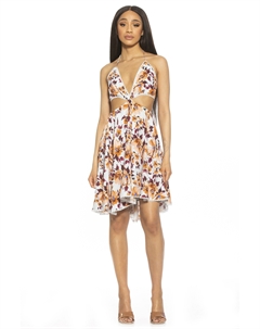 Платье Али Холтер, цвет blu floral Alexia admor