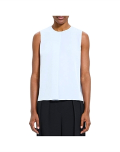 Женская шелковая блузка без рукавов, цвет ice Theory