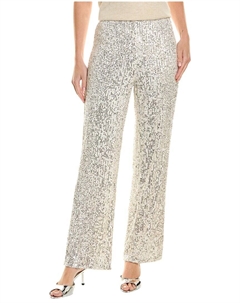 Брюки с пайетками, цвет metallic Vince camuto