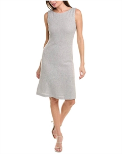 Платье-рубашка, серебряный St. john