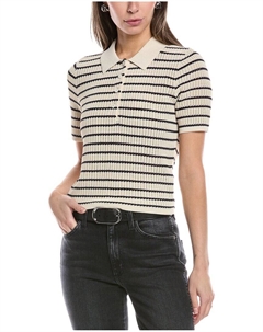 Свитер-поло Viola Stripe от, бежевый Rag & bone